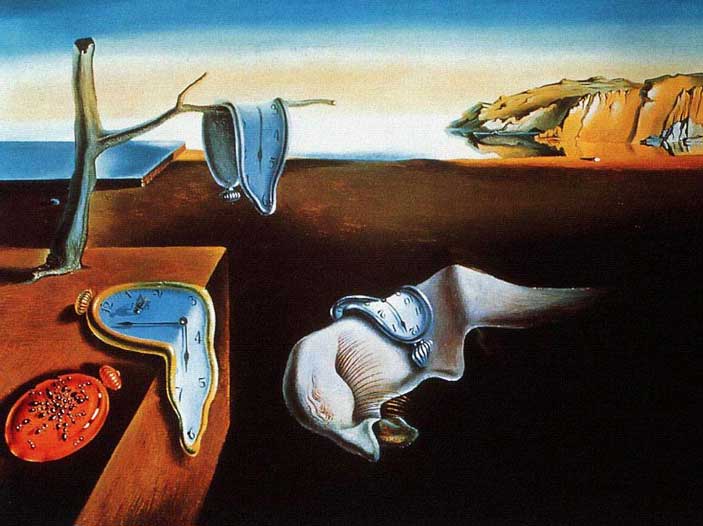 Salvador Dalí - La persistenza della memoria. Sulla elasticità del tempo.